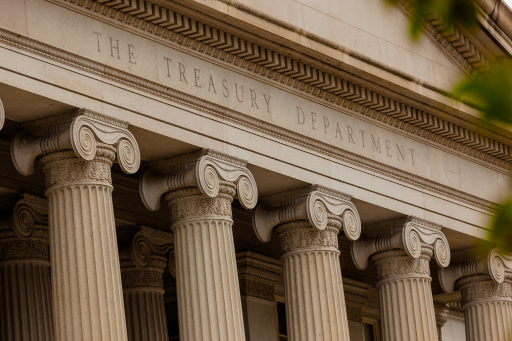 Imagen representativa del Departamento del Tesoro en USA - Treasury Department