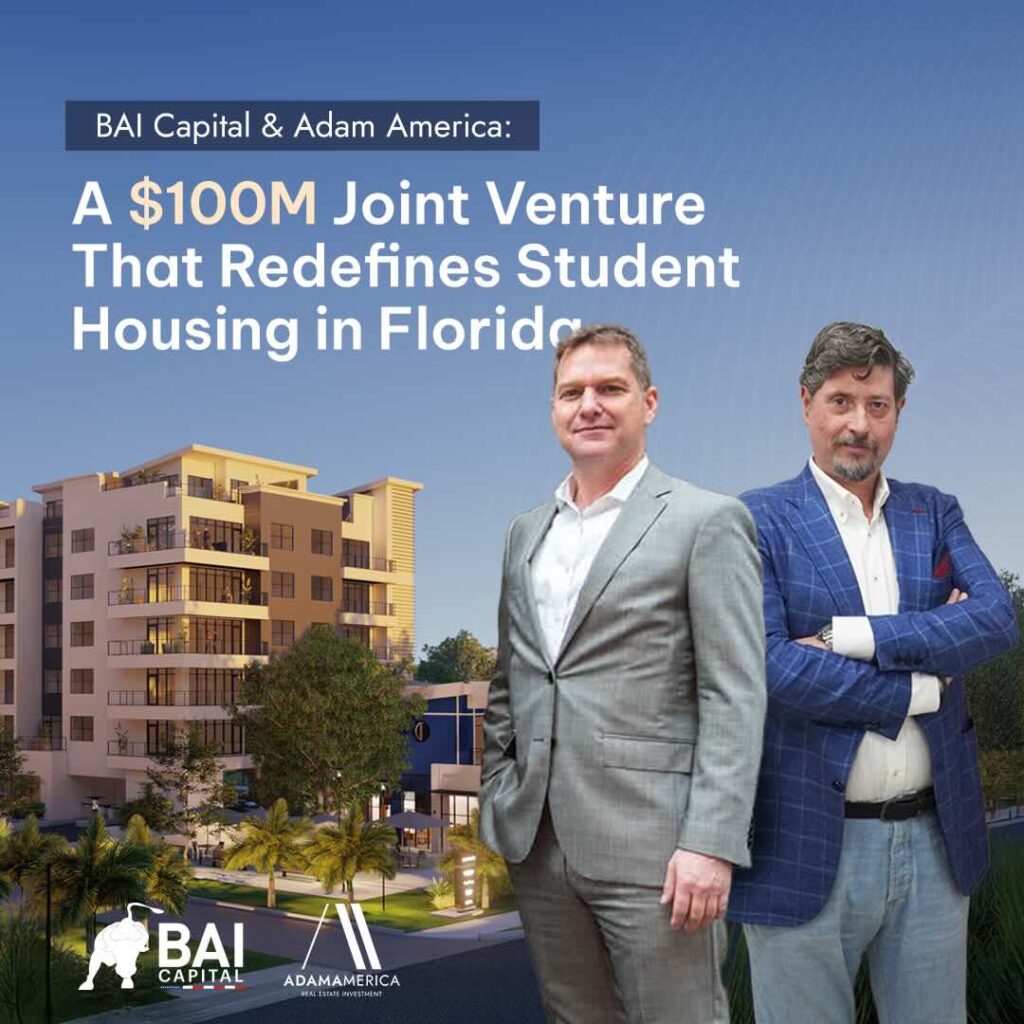Omri Sach from Adam America and Arturo Venti from BAI Capital (Archer Place)